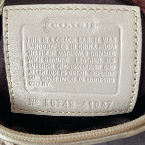 COACH Mini Signature Logo Handbag - Picture 5 of 7